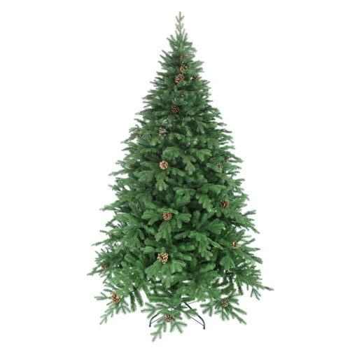 Ель искусственная BEATREES Монтана зеленая с шишками 2,4 м