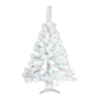 Ель искусственная MOROZCO Радужная белая блестящая 1,5 м