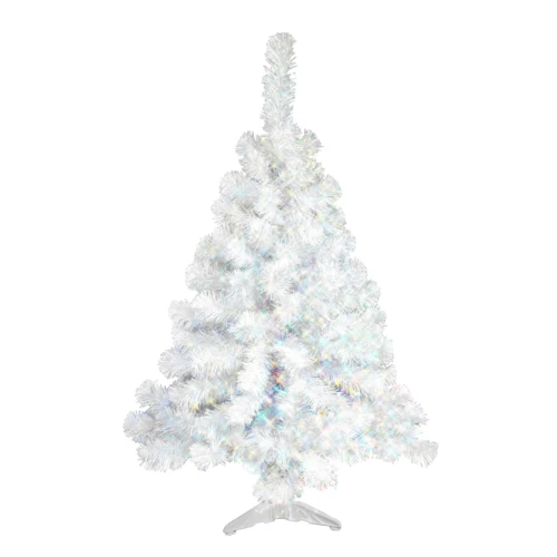 Ель искусственная MOROZCO Радужная белая блестящая 1,5 м