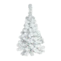 Ель искусственная MOROZCO Радужная белая блестящая 1,0 м