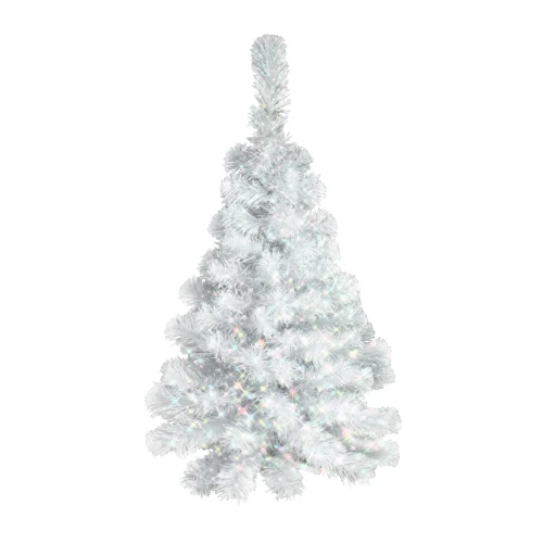 Ель искусственная MOROZCO Радужная белая блестящая 1,0 м