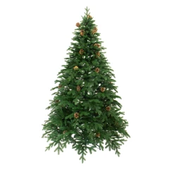 Ель искусственная BEATREES Монтана Премиум зеленая с шишками 2,1 м