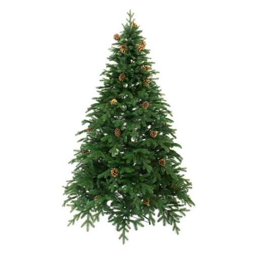 Ель искусственная BEATREES Монтана Премиум зеленая с шишками 2,1 м