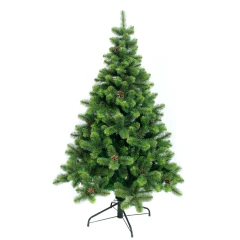 Ель искусственная BEATREES Лесная Красавица зеленая с шишками и инеем 1,85 м
