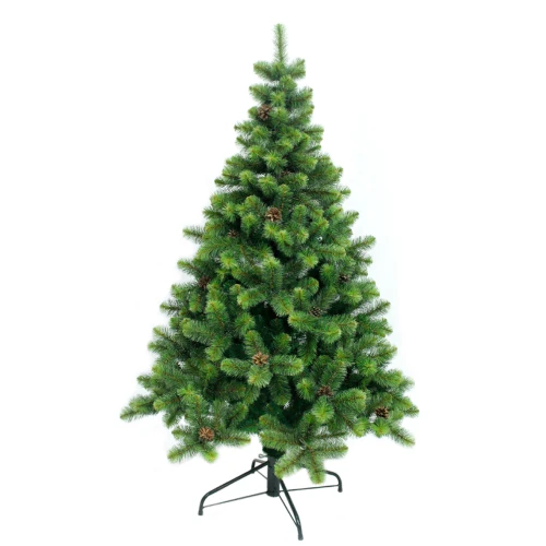 Ель искусственная BEATREES Лесная Красавица зеленая с шишками и инеем 1,85 м