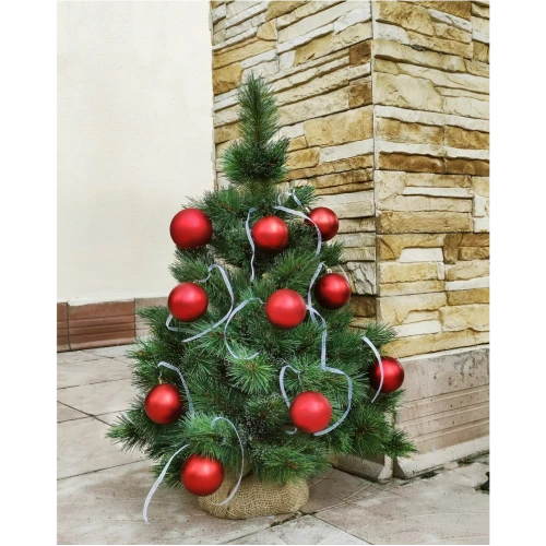 Ель искусственная BEATREES Crystal зеленая с инеем 0,45 м