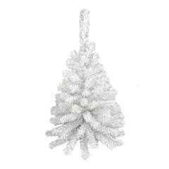 Ель искусственная MOROZCO Декоративная белая с серебром 1,0 м