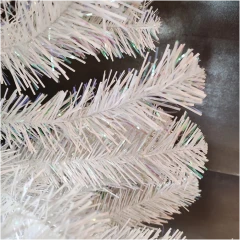 Ель искусственная MOROZCO Декоративная белая с серебром 1,0 м