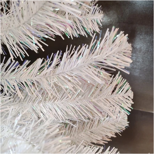 Ель искусственная MOROZCO Декоративная белая с серебром 1,0 м