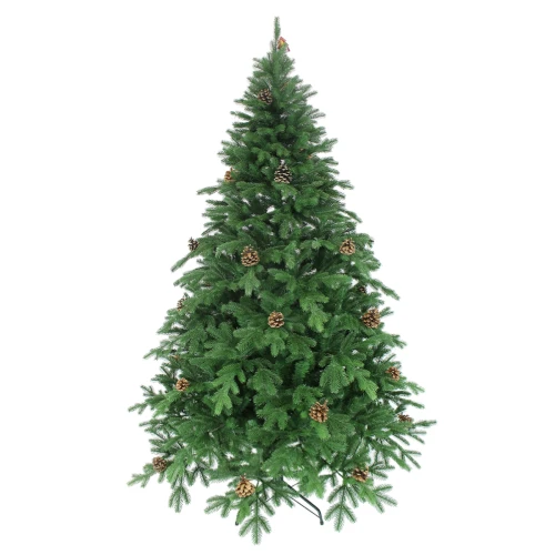 Ель искусственная BEATREES Монтана зеленая с шишками 2,1 м