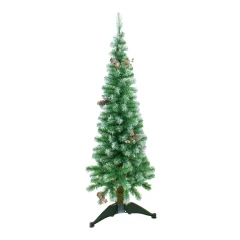 Ель искусственная MOROZCO Туя голубая заснеженная с шишками и ягодами 1,2 м