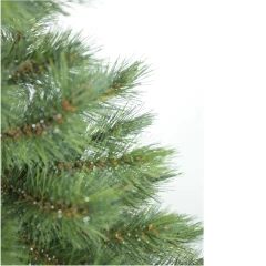 Ель искусственная BEATREES Онежская зеленая с шишками и инеем 2,5 м