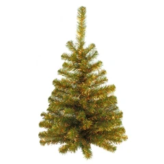Ель искусственная MOROZCO Декоративная зеленая с золотым 1,0 м