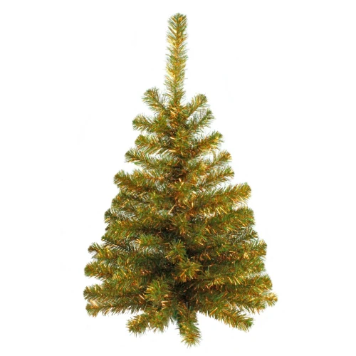 Ель искусственная MOROZCO Декоративная зеленая с золотым 1,0 м