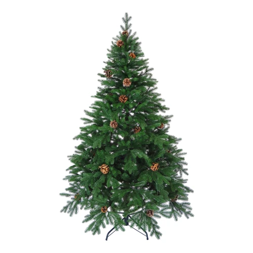 Ель искусственная BEATREES Монтана зеленая с шишками 1,8 м