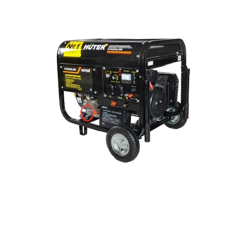 Электрогенератор DY6500LXW,с функцией сварки, с колёсами Huter