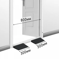 Пандус полимерный РУБЕЖ 35х200х300 мм, чёрный