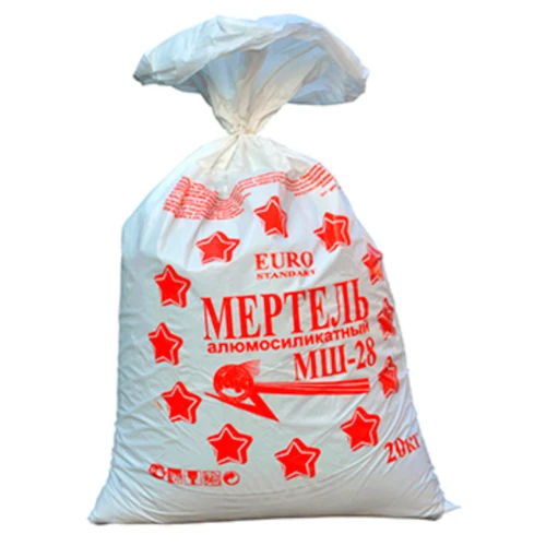 Мертель МШ-28 алюмосиликатный, 20 кг