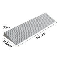 Пандус полимерный РУБЕЖ 30х200х800 мм, серый