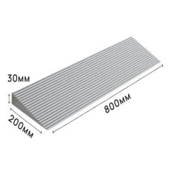 Пандус полимерный РУБЕЖ 30х200х800 мм, серый