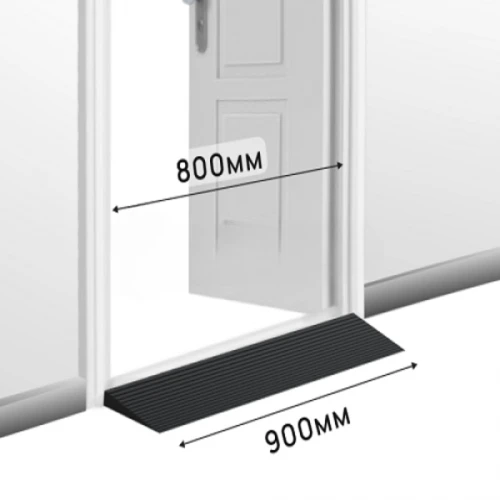 Пандус полимерный РУБЕЖ 30х200х900 мм, чёрный