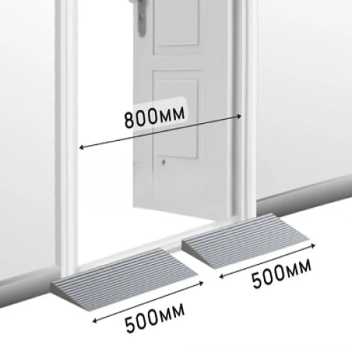 Пандус полимерный РУБЕЖ ГОСТ 15х150х500 мм, серый