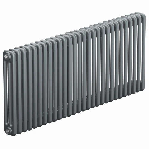 Трубчатый радиатор Rifar Tubog 3057 28 секций, боковое подкл-е, титан