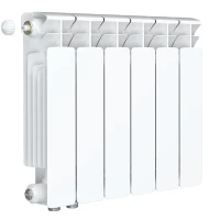 Биметаллический радиатор Rifar Base Ventil 350x6 секций, левое подкл-е