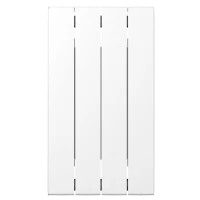 Биметаллический радиатор Rifar SUPReMO 500x4 секции, боковое подкл-е, белый