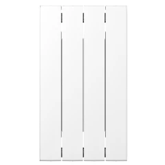 Биметаллический радиатор Rifar SUPReMO 500x4 секции, боковое подкл-е, белый