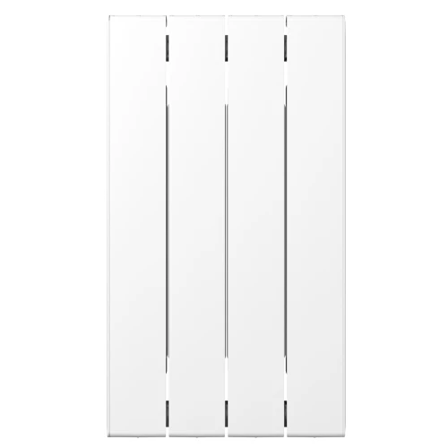 Биметаллический радиатор Rifar SUPReMO 500x4 секции, боковое подкл-е, белый