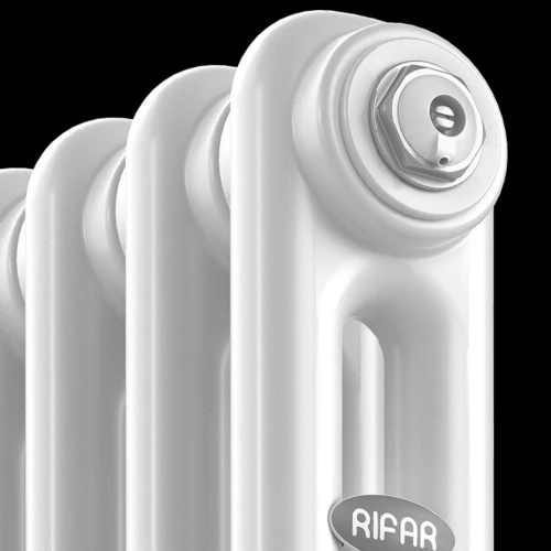 Трубчатый радиатор Rifar Tubog 2180 4 секции, боковое подкл-е, белый