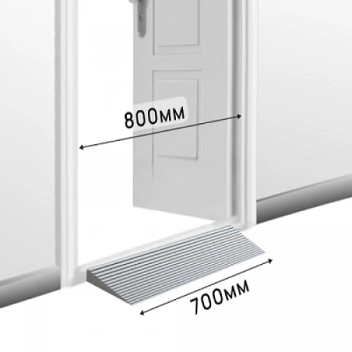 Пандус полимерный РУБЕЖ 35х200х700 мм, серый