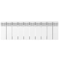 Биметаллический радиатор Rifar Base 200x10 секций, боковое подкл-е