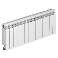 Биметаллический радиатор Rifar Base 350x14 секций, боковое подкл-е