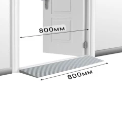 Пандус полимерный РУБЕЖ 25х150х800 мм, серый