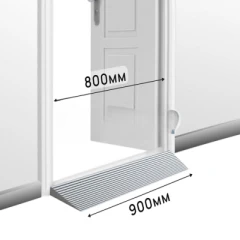 Пандус полимерный РУБЕЖ 30х200х900 мм, серый