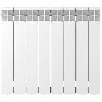 Биметаллический радиатор Rifar Base 500x8 секций, боковое подкл-е