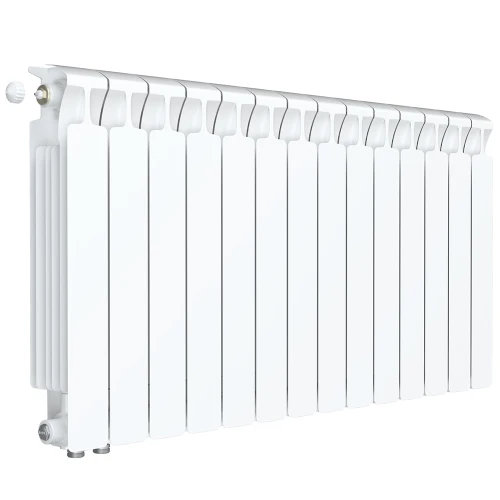 Биметаллический радиатор Rifar Monolit Ventil 500x14 секций, левое подкл-е