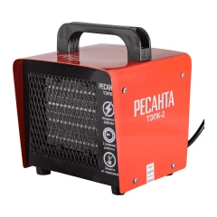 Тепловая электрическая пушка ТЭПК-2 (керамический нагревательный элемент) квадратный корпус Ресанта