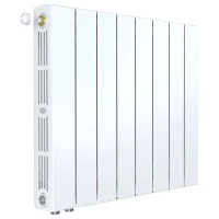 Биметаллический радиатор Rifar SUPReMO Ventil 500x8 секций, левое подкл-е