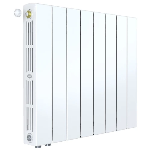 Биметаллический радиатор Rifar SUPReMO Ventil 500x8 секций, левое подкл-е