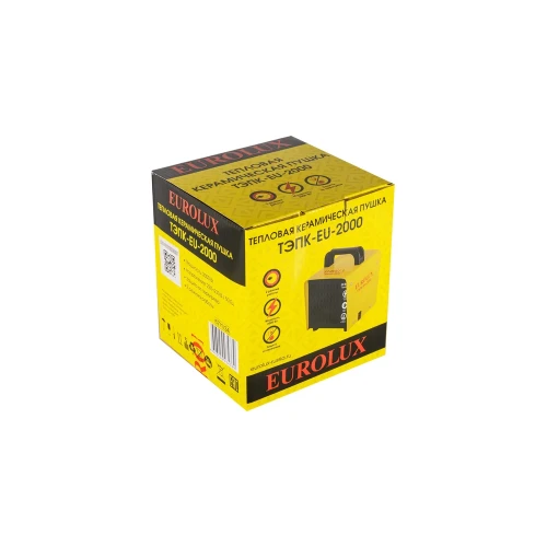 Тепловая электрическая пушка ТЭПК-EU-2000 (керамический нагревательный элемент,квадратная) Eurolux