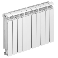 Алюминиевый радиатор Rifar Alum 500x10 секций, боковое подкл-е