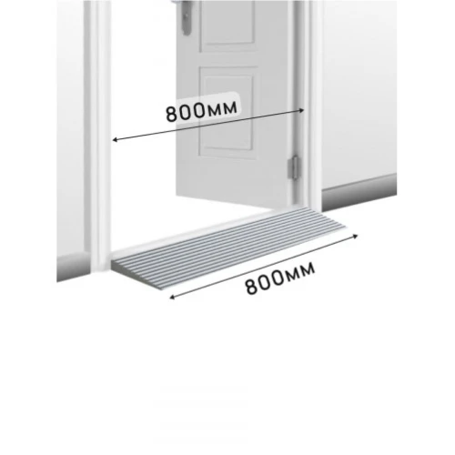 Пандус полимерный РУБЕЖ 35х200х800 мм, серый