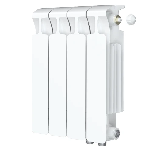 Биметаллический радиатор Rifar Monolit Ventil 350x4 секции, правое подкл-е