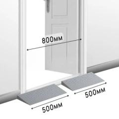 Пандус полимерный РУБЕЖ ГОСТ 10х100х500 мм, серый