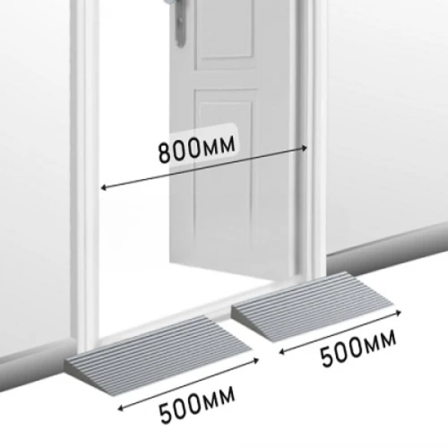 Пандус полимерный РУБЕЖ ГОСТ 10х100х500 мм, серый