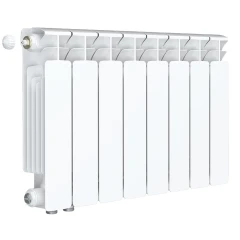 Биметаллический радиатор Rifar Base Ventil 350x8 секций, левое подкл-е