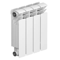 Биметаллический радиатор Rifar Base 350x4 секции, боковое подкл-е